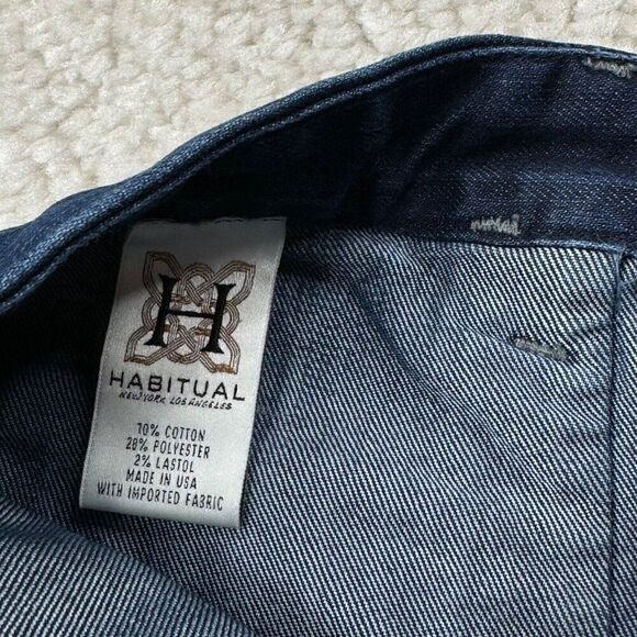 Habitual Flare Wide leg Jeans Ablaze Dark Wash - Picture 3 of 10